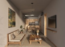 Dptos Gaviotas - Dpto Tipo 02 - Espacio Social 01